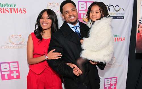 TRISTAN 'MACK' WILDS CELEBRATES NEW HOLIDAY MOVIE WITH HIS WIFE AND KIDS