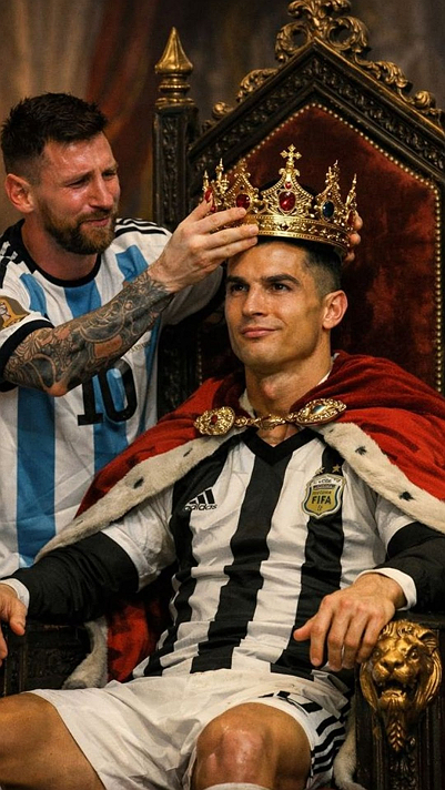 Cr7... best legend Becks messi want to crown..
