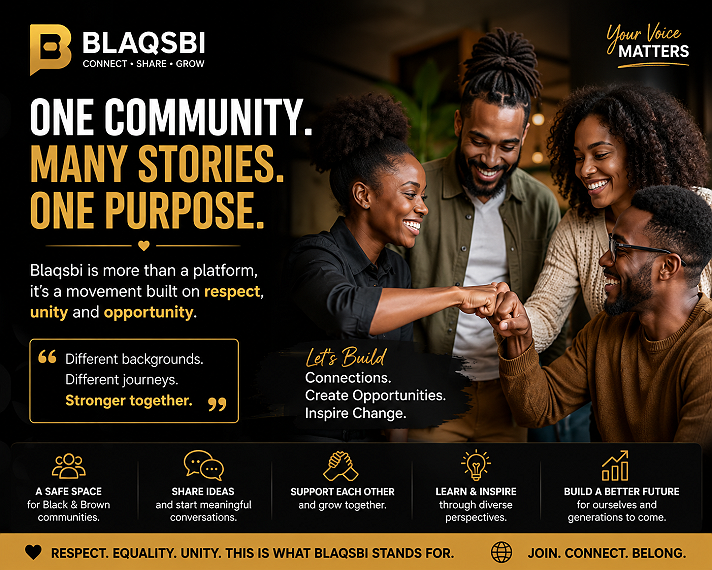 **✨ We Dont Need to Be the Same to Stand Together**When I joined Blaqsbi, I wasnt just...